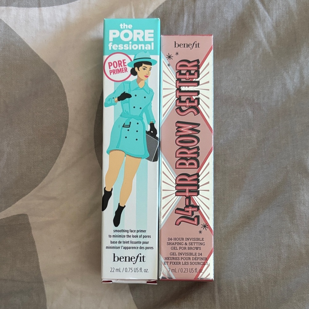 Benefit POREfessional Primer and Brow Setter Duo NIB